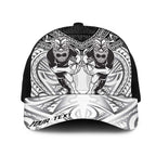 Personalised Rugby New Zealand Black Fern Mesh Trucker Cap Niho Taniwha Inspired