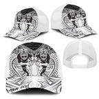 Personalised Rugby New Zealand Black Fern Mesh Trucker Cap Niho Taniwha Inspired