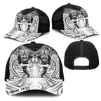 Personalised Rugby New Zealand Black Fern Mesh Trucker Cap Niho Taniwha Inspired