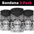 Custom Rugby New Zealand Black Fern Neck Gaiter Niho Taniwha Inspired