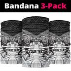 Custom Rugby New Zealand Black Fern Neck Gaiter Niho Taniwha Inspired