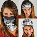 Custom Rugby New Zealand Black Fern Neck Gaiter Niho Taniwha Inspired