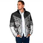 Custom Rugby New Zealand Black Fern Padded Jacket Niho Taniwha Inspired