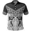 Custom Rugby New Zealand Black Fern Polo Shirt Niho Taniwha Inspired