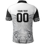 Custom Rugby New Zealand Black Fern Polo Shirt Niho Taniwha Inspired