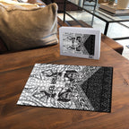 Custom Rugby New Zealand Black Fern Puzzle Niho Taniwha Inspired