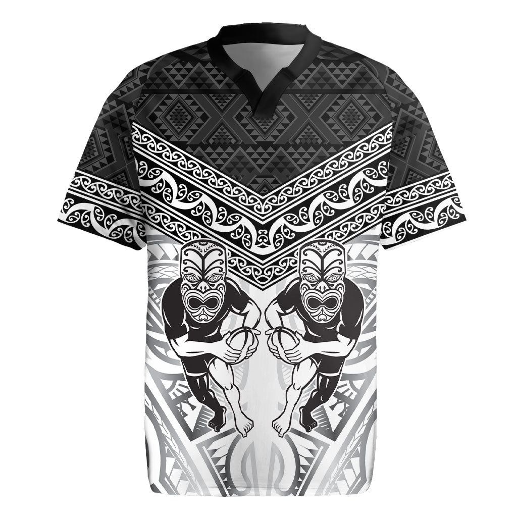Custom Rugby New Zealand Black Fern Rugby Jersey Niho Taniwha Inspired