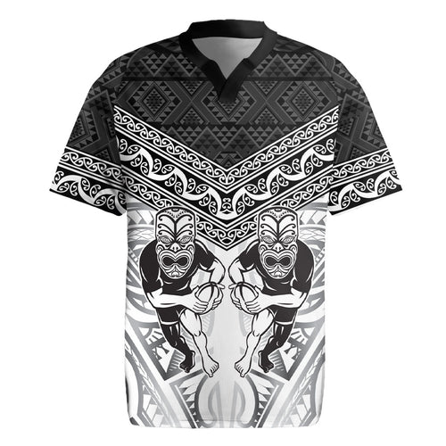 Custom Rugby New Zealand Black Fern Rugby Jersey Niho Taniwha Inspired