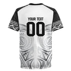 Custom Rugby New Zealand Black Fern Rugby Jersey Niho Taniwha Inspired