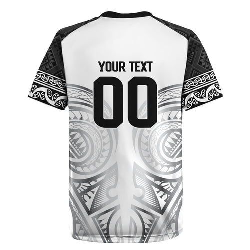 Custom Rugby New Zealand Black Fern Rugby Jersey Niho Taniwha Inspired