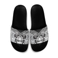 Custom Rugby New Zealand Black Fern Slide Sandals Niho Taniwha Inspired