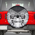 Custom Rugby New Zealand Black Fern Spare Tire Cover Niho Taniwha Inspired