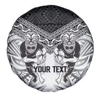 Custom Rugby New Zealand Black Fern Spare Tire Cover Niho Taniwha Inspired