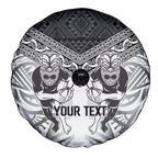 Custom Rugby New Zealand Black Fern Spare Tire Cover Niho Taniwha Inspired