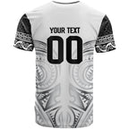 Custom Rugby New Zealand Black Fern T Shirt Niho Taniwha Inspired