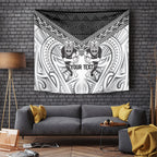 Custom Rugby New Zealand Black Fern Tapestry Niho Taniwha Inspired