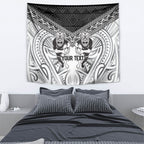 Custom Rugby New Zealand Black Fern Tapestry Niho Taniwha Inspired