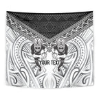 Custom Rugby New Zealand Black Fern Tapestry Niho Taniwha Inspired