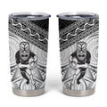 Custom Rugby New Zealand Black Fern Tumbler Cup Niho Taniwha Inspired