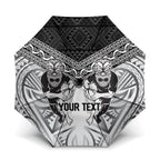 Custom Rugby New Zealand Black Fern Umbrella Niho Taniwha Inspired