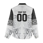 Custom Rugby New Zealand Black Fern Women Casual Shirt Niho Taniwha Inspired