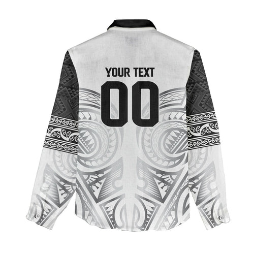 Custom Rugby New Zealand Black Fern Women Casual Shirt Niho Taniwha Inspired