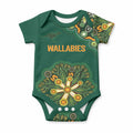 Australia Rugby National Heritage Custom Baby Onesie Indigenous Aboriginal Dot Art