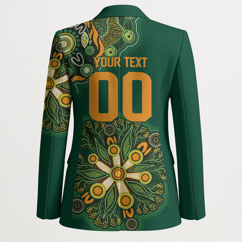 Australia Rugby National Heritage Custom Blazer Indigenous Aboriginal Dot Art