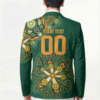 Australia Rugby National Heritage Custom Blazer Indigenous Aboriginal Dot Art