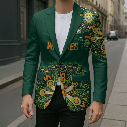 Australia Rugby National Heritage Custom Blazer Indigenous Aboriginal Dot Art