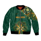 Australia Rugby National Heritage Custom Bomber Jacket Indigenous Aboriginal Dot Art