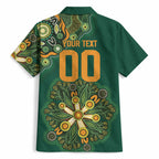 Australia Rugby National Heritage Custom Hawaiian Shirt Indigenous Aboriginal Dot Art