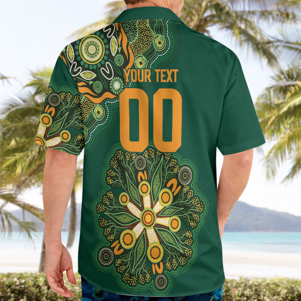Australia Rugby National Heritage Custom Hawaiian Shirt Indigenous Aboriginal Dot Art