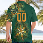Australia Rugby National Heritage Custom Hawaiian Shirt Indigenous Aboriginal Dot Art