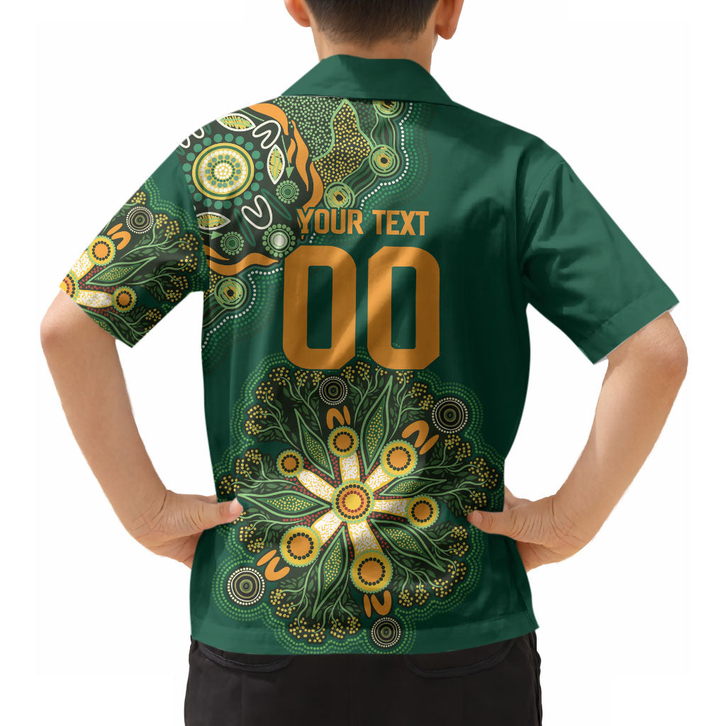 Australia Rugby National Heritage Custom Hawaiian Shirt Indigenous Aboriginal Dot Art