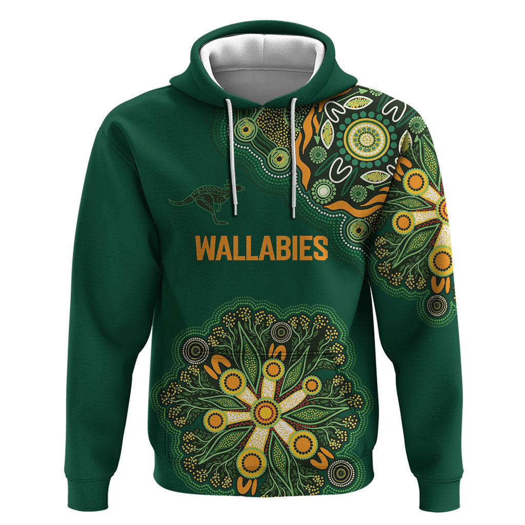 Australia Rugby National Heritage Custom Hoodie Indigenous Aboriginal Dot Art