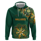 Australia Rugby National Heritage Custom Hoodie Indigenous Aboriginal Dot Art