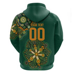 Australia Rugby National Heritage Custom Hoodie Indigenous Aboriginal Dot Art