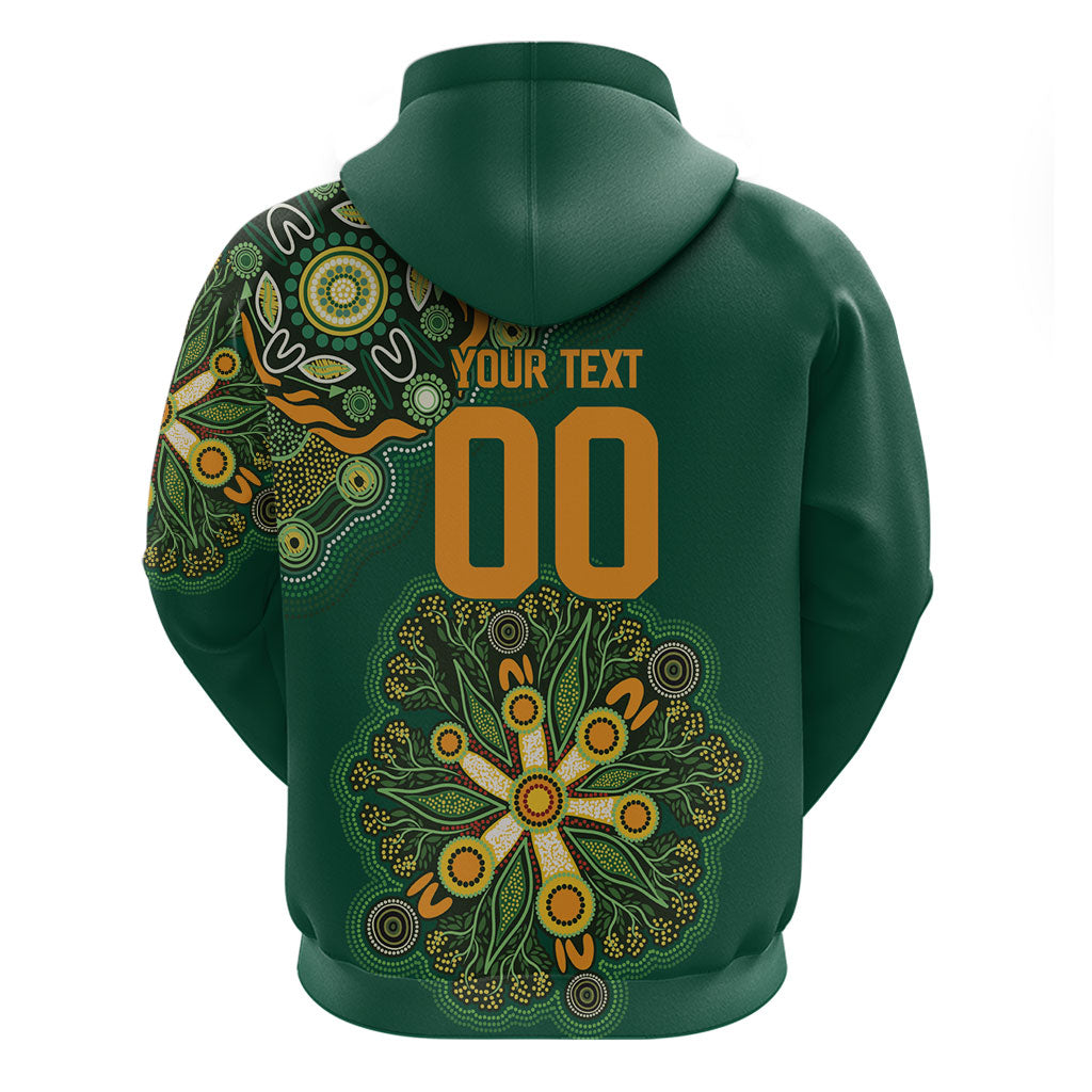 Australia Rugby National Heritage Custom Hoodie Indigenous Aboriginal Dot Art