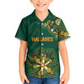 Australia Rugby National Heritage Custom Kid Hawaiian Shirt Indigenous Aboriginal Dot Art
