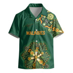 Australia Rugby National Heritage Custom Kid Hawaiian Shirt Indigenous Aboriginal Dot Art