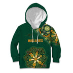 Australia Rugby National Heritage Custom Kid Hoodie Indigenous Aboriginal Dot Art