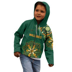 Australia Rugby National Heritage Custom Kid Hoodie Indigenous Aboriginal Dot Art