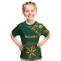 Australia Rugby National Heritage Custom Kid T Shirt Indigenous Aboriginal Dot Art