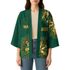 Australia Rugby National Heritage Custom Kimono Indigenous Aboriginal Dot Art