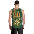 Australia Rugby National Heritage Custom Men Tank Top Indigenous Aboriginal Dot Art