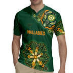 Australia Rugby National Heritage Custom Rugby Jersey Indigenous Aboriginal Dot Art