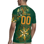 Australia Rugby National Heritage Custom Rugby Jersey Indigenous Aboriginal Dot Art