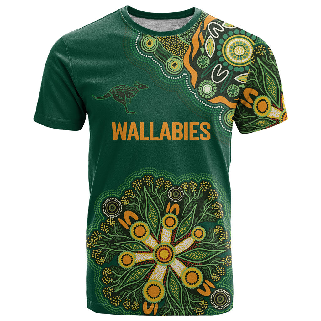 Australia Rugby National Heritage Custom T Shirt Indigenous Aboriginal Dot Art