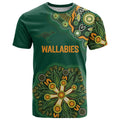 Australia Rugby National Heritage Custom T Shirt Indigenous Aboriginal Dot Art